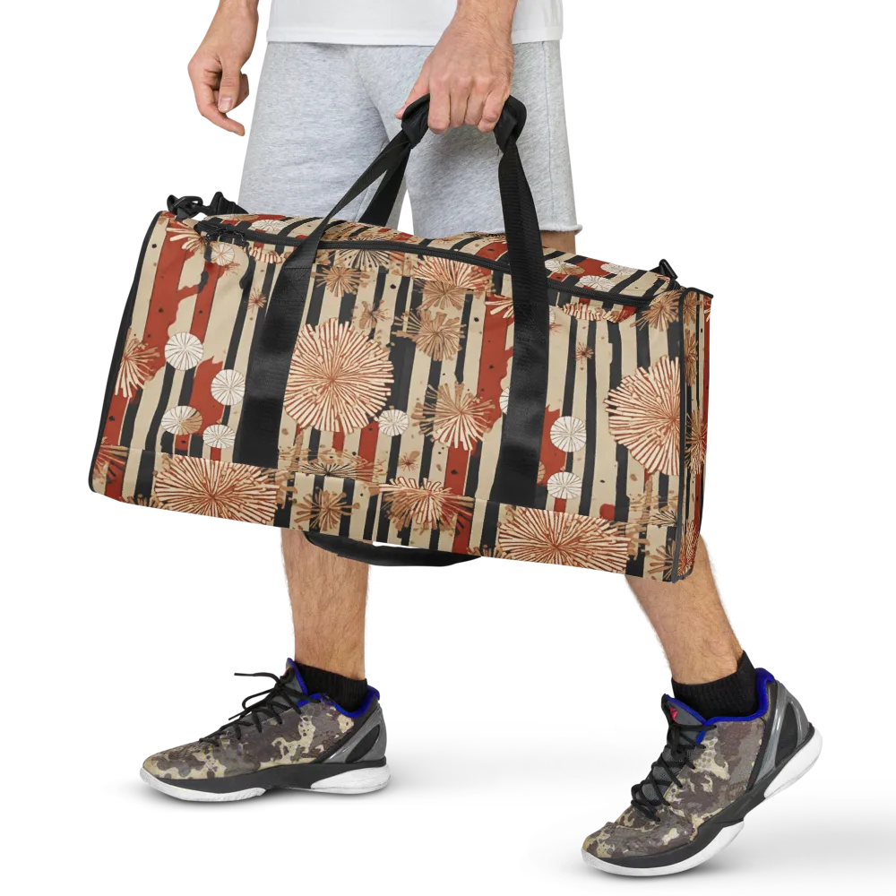 Dandelion Parade on Duffle Bag — Front