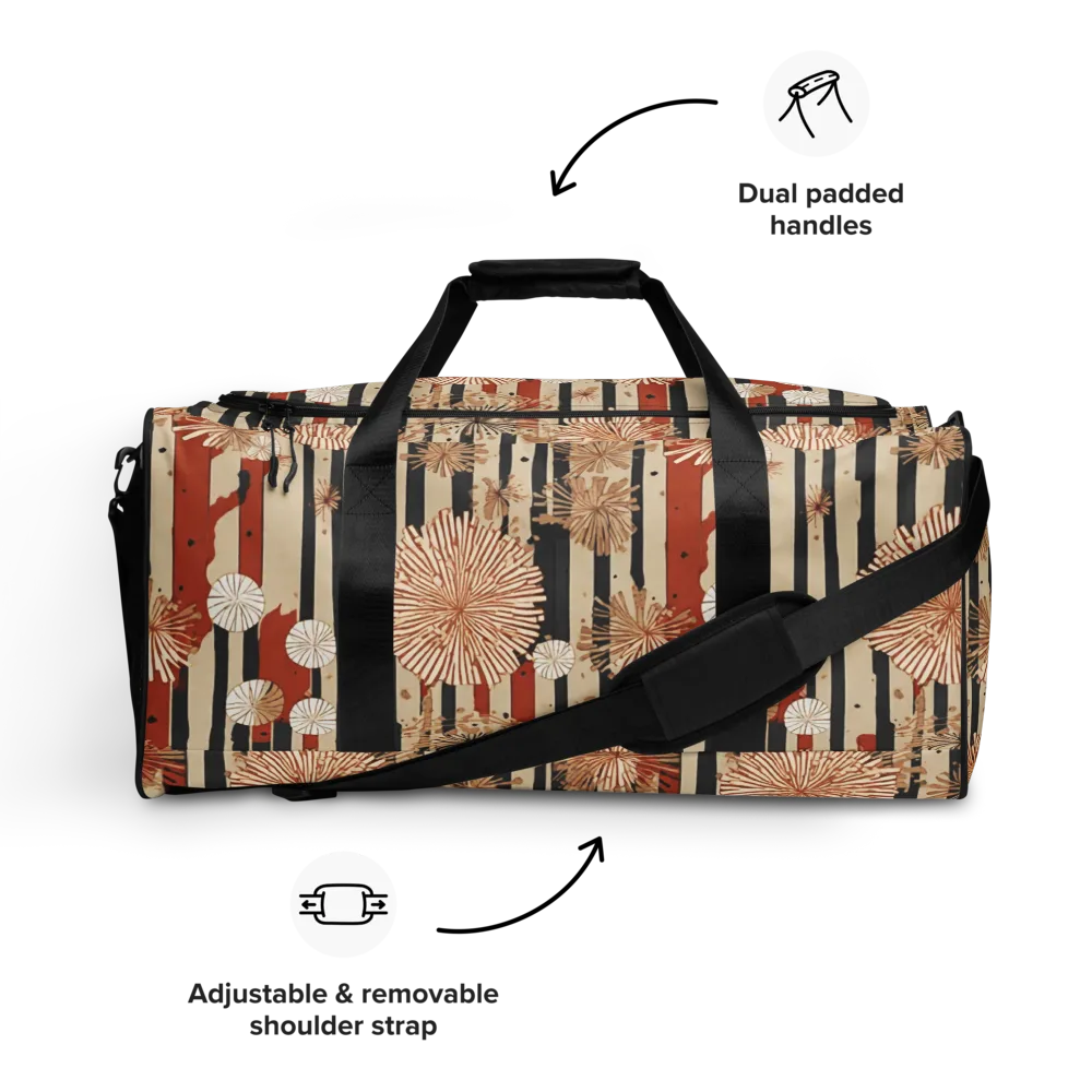 Dandelion Parade on Duffle Bag — Front