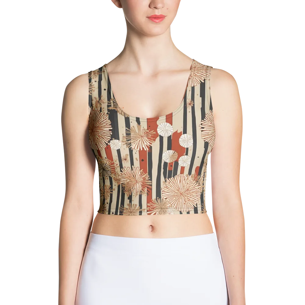 Dandelion Parade on Crop Top — Front