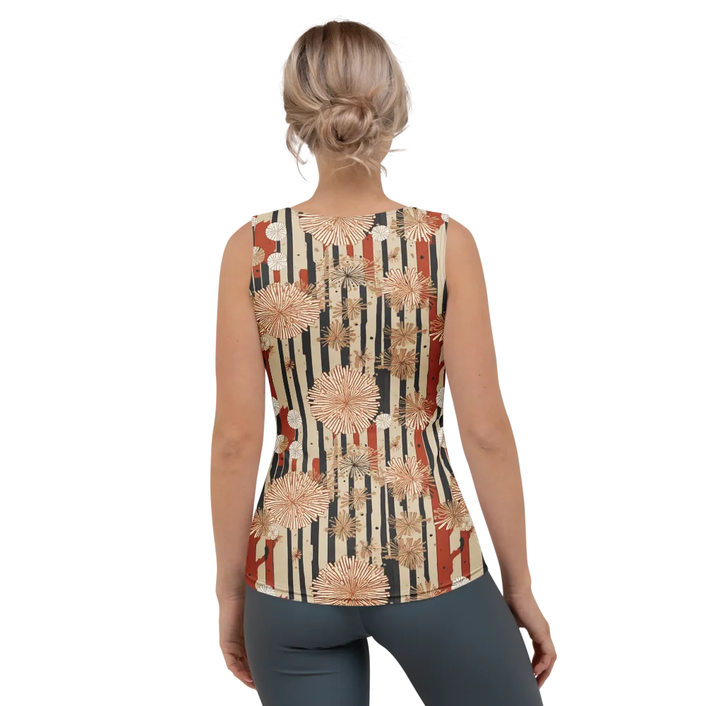 Dandelion Parade on Women's Tank Top — Back