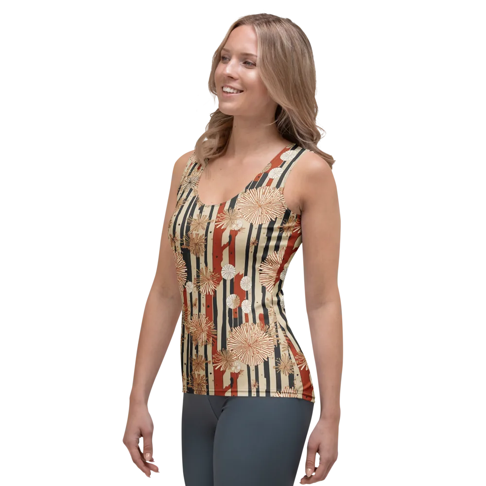 Dandelion Parade on Women's Tank Top — Left Front
