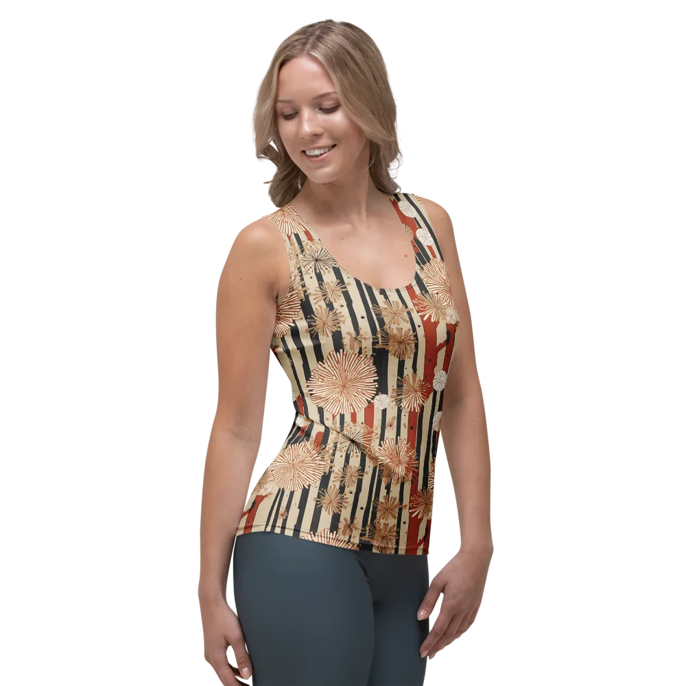 Dandelion Parade on Women's Tank Top — Right Front