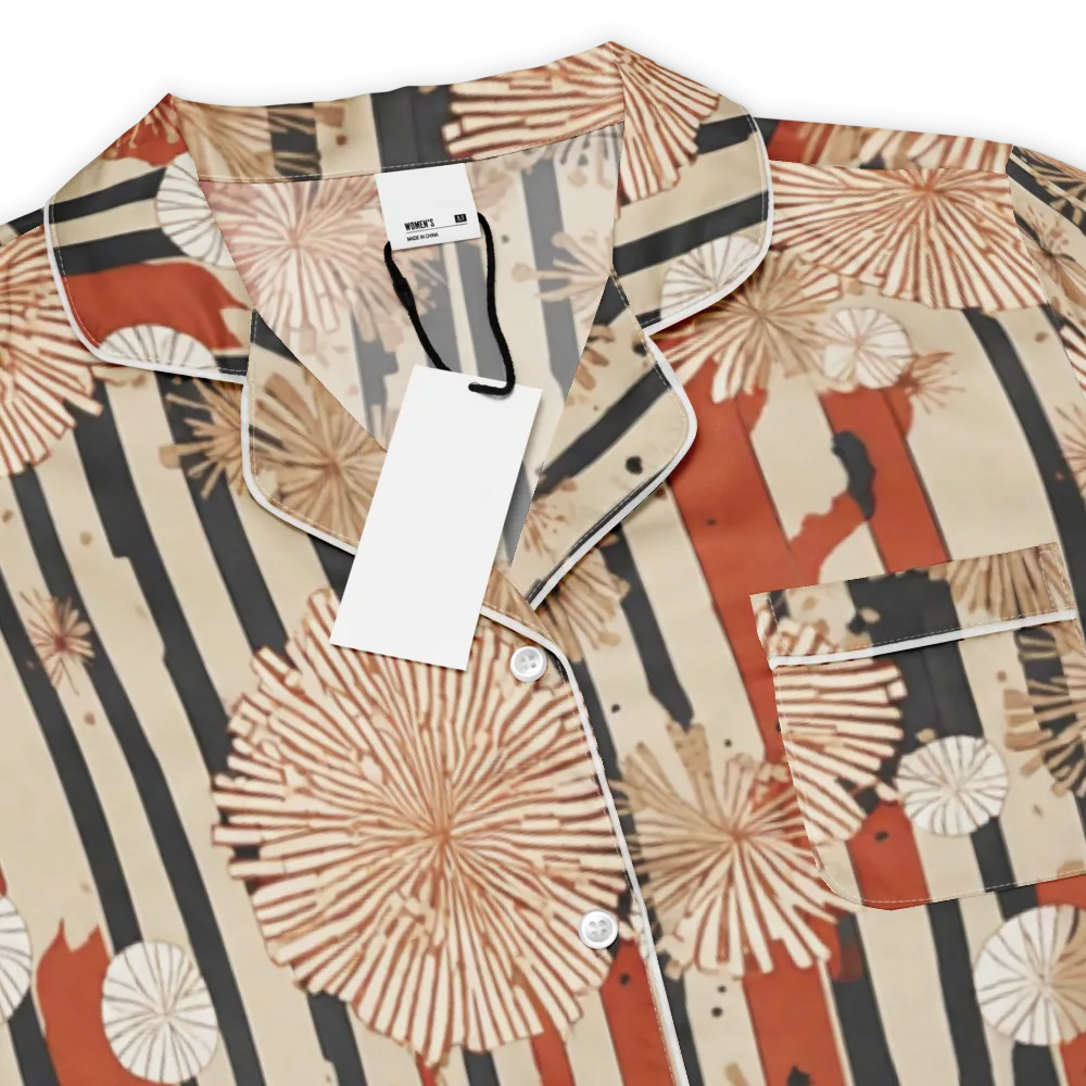 Dandelion Parade on Women's Short Sleeve Pajama Top — Product details