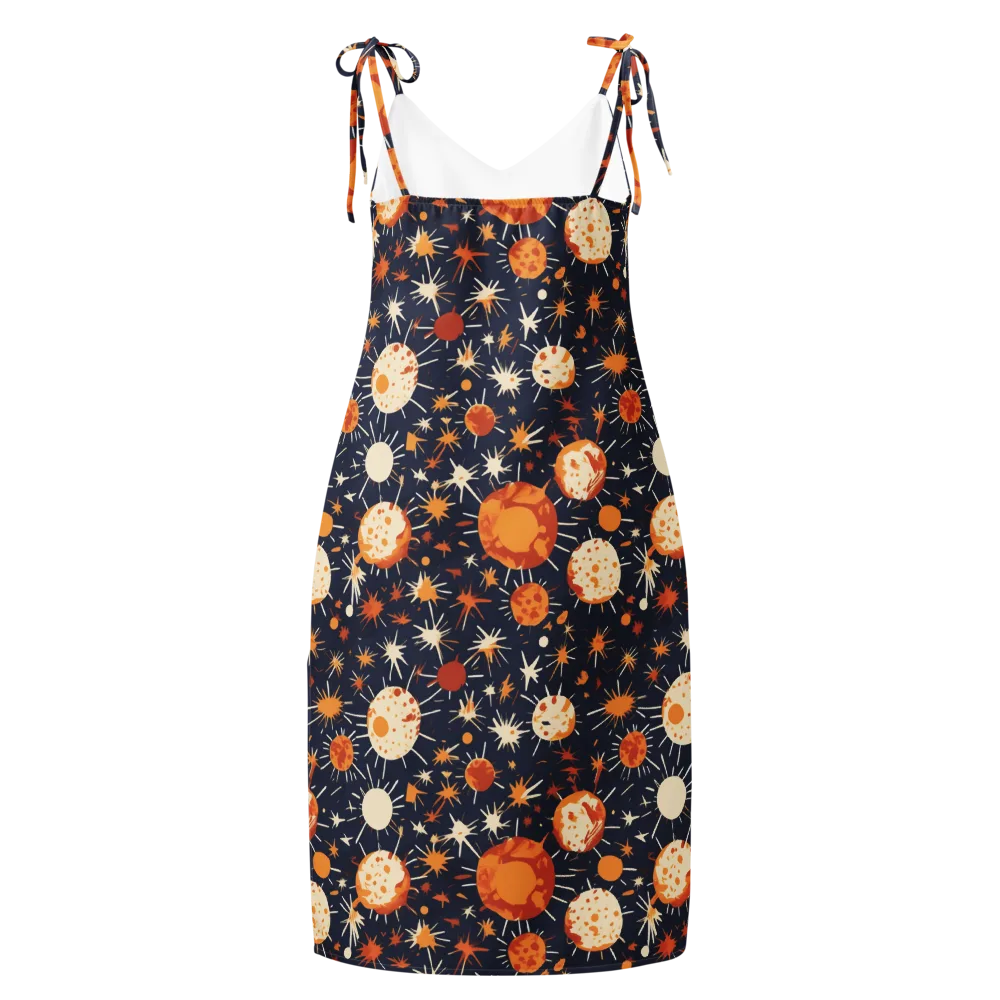 Copper Constellation on Slip Dress — Back