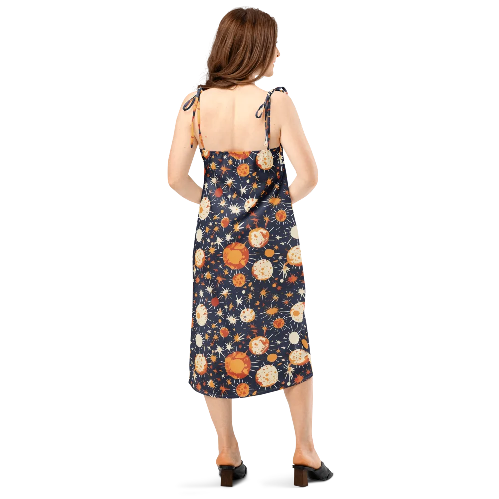 Copper Constellation on Slip Dress — Back