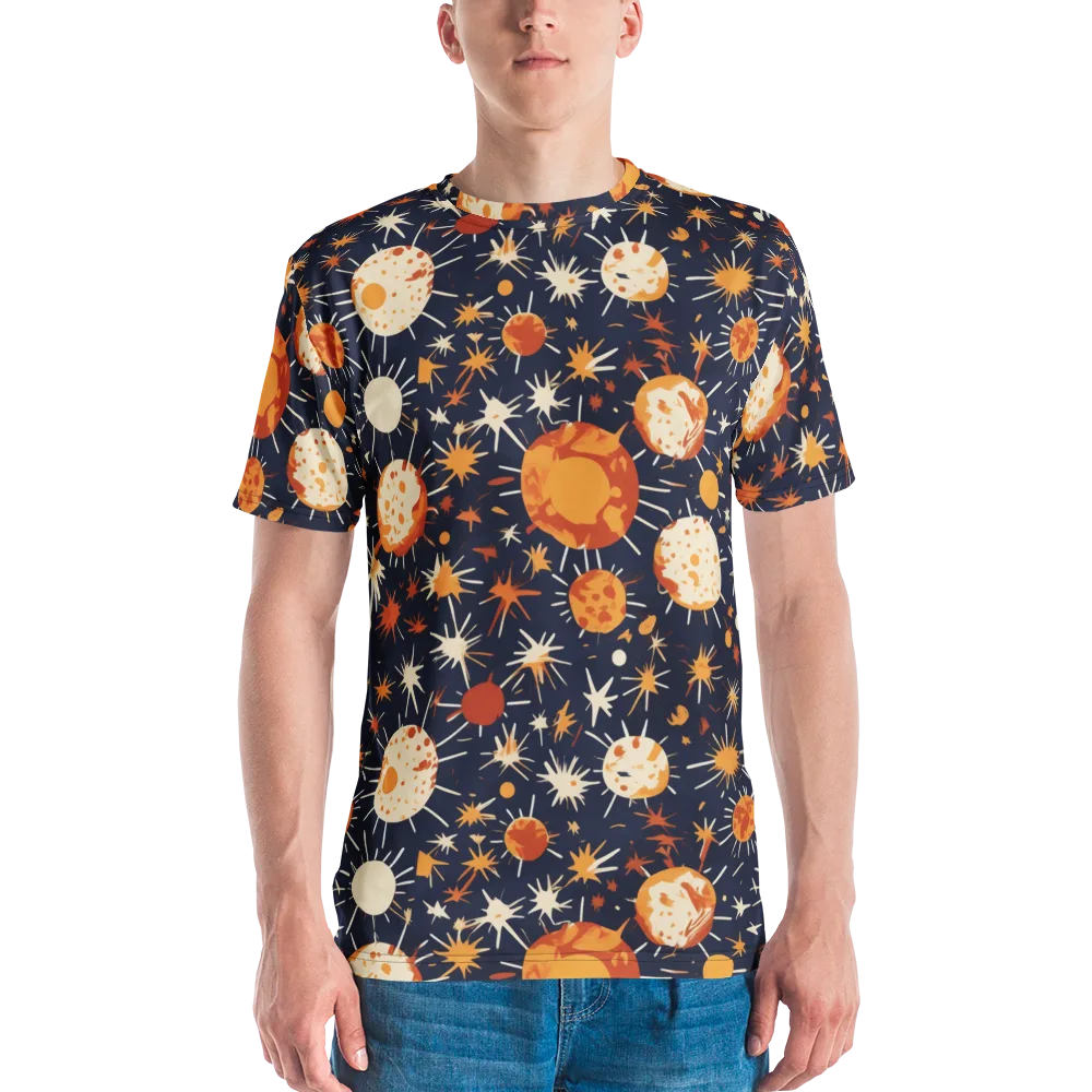 Copper Constellation on Men's Crew Neck T-Shirt — Front