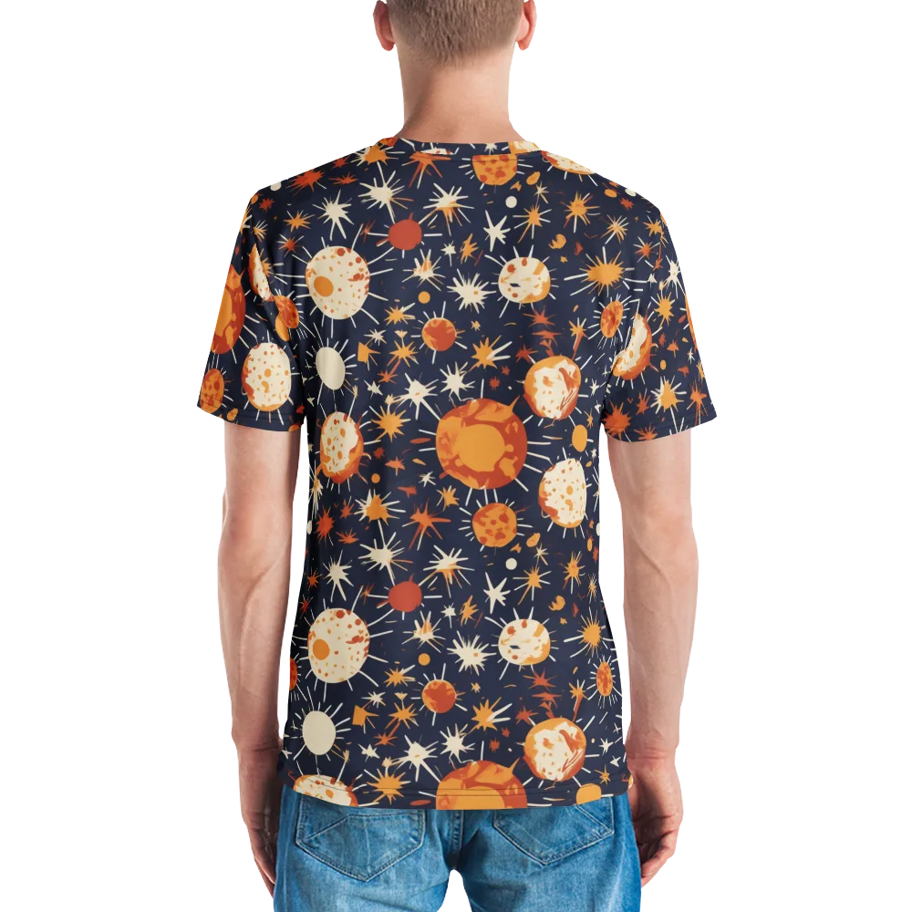 Copper Constellation on Men's Crew Neck T-Shirt — Back