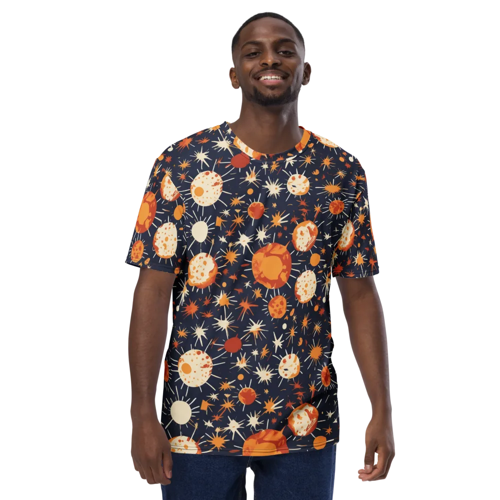 Copper Constellation on Men's Crew Neck T-Shirt — Front