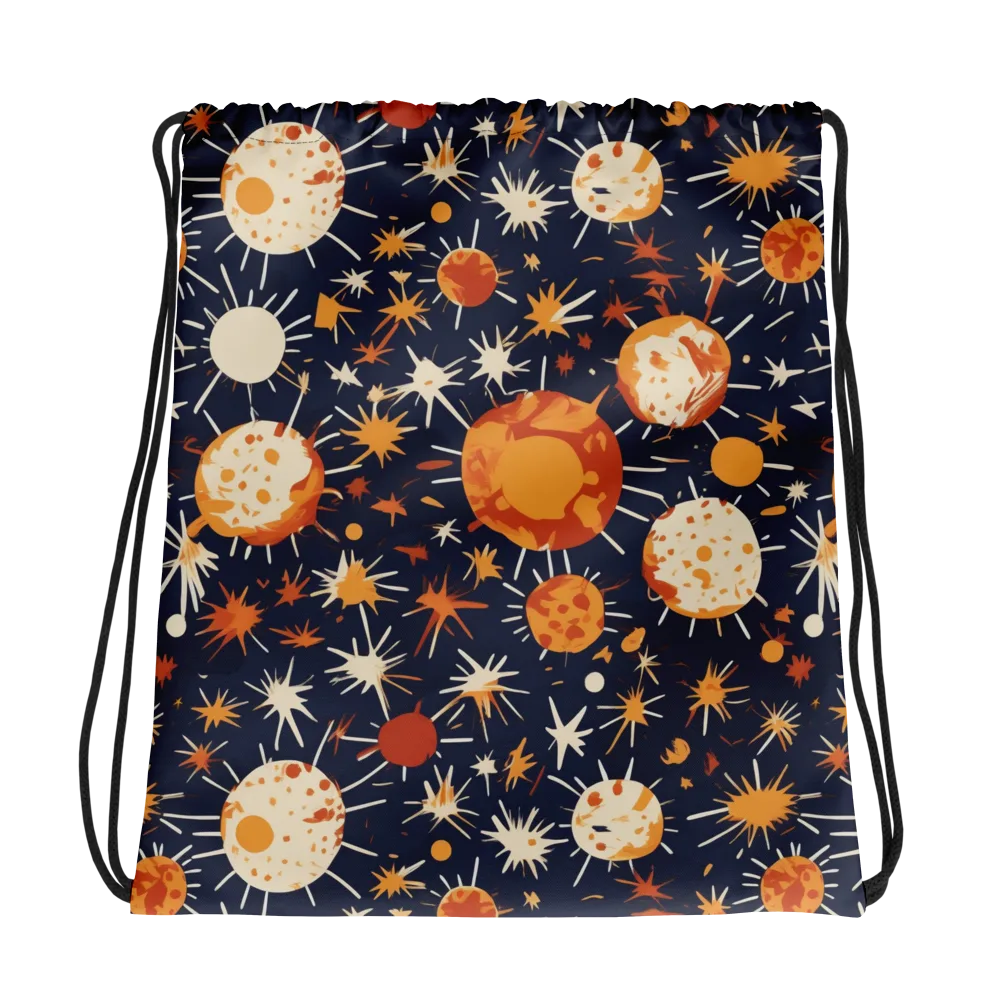 Copper Constellation on Drawstring Bag — Photo
