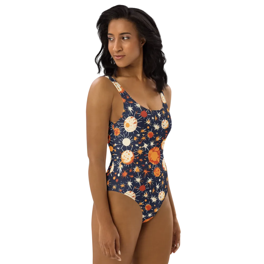 Copper Constellation on One-Piece Swimsuit — Right