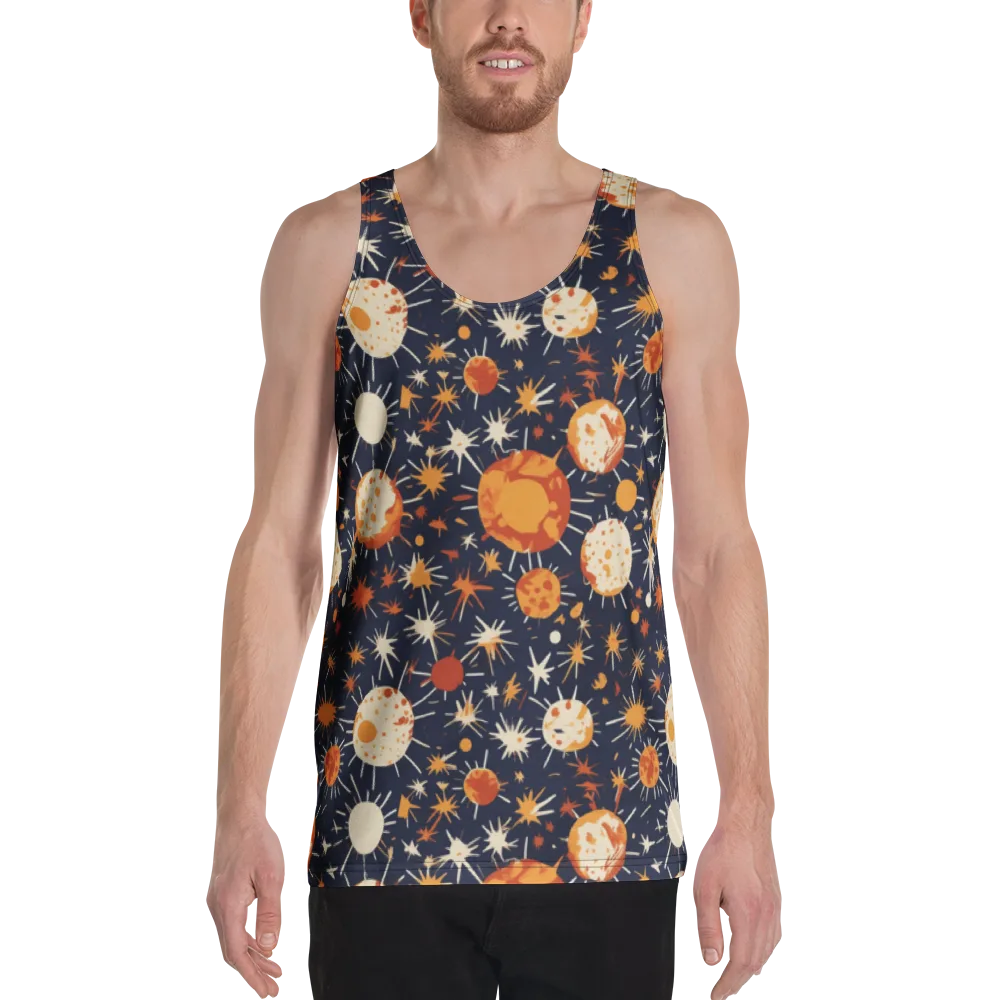 Copper Constellation on Men's Tank Top — Front