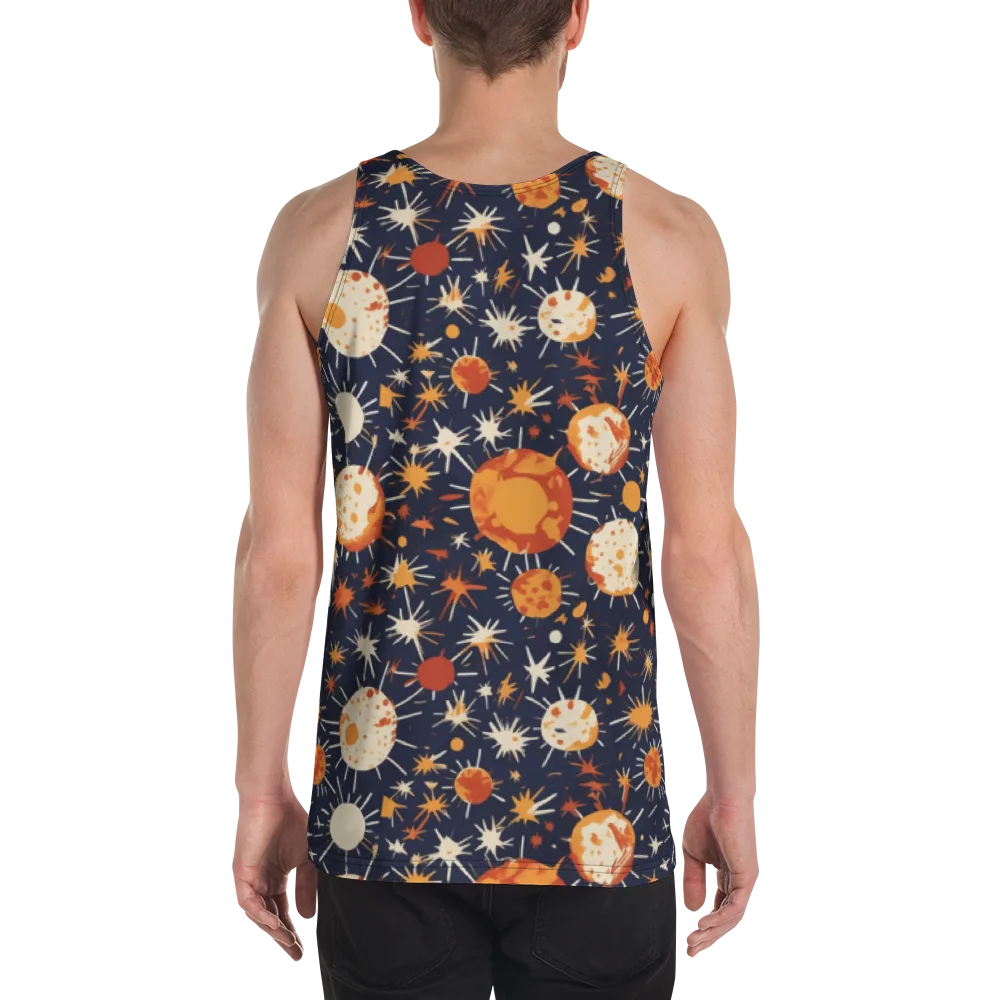 Copper Constellation on Men's Tank Top — Back