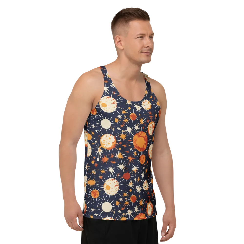 Copper Constellation on Men's Tank Top — Right Front