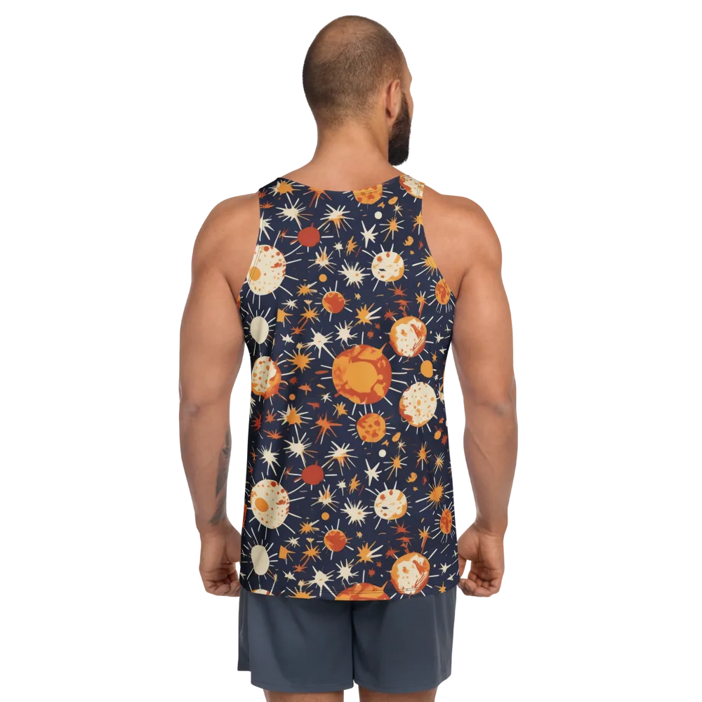 Copper Constellation on Men's Tank Top — Back