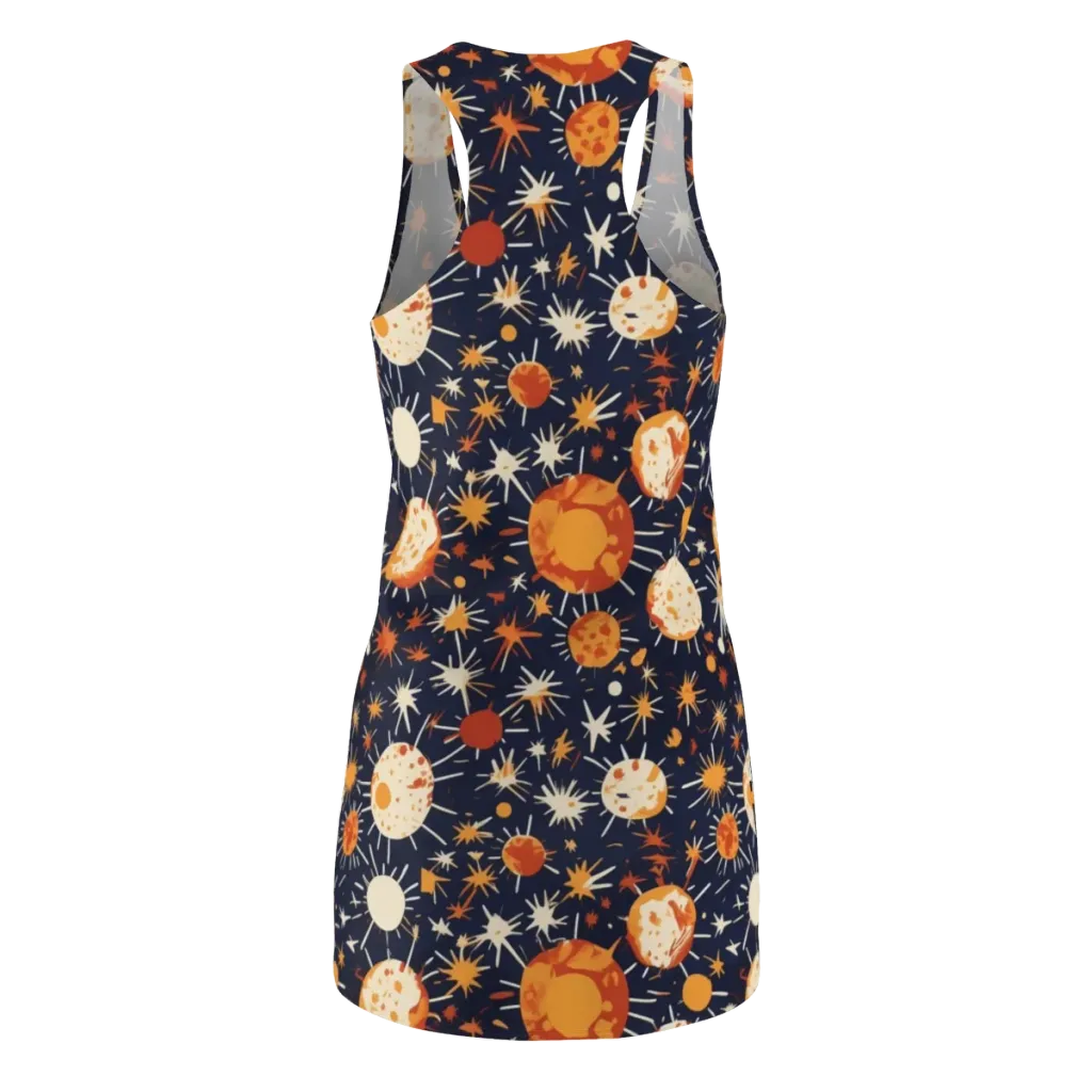 Copper Constellation on Racerback Dress — Back