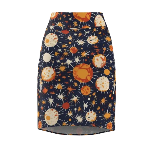 Copper Constellation on a Pencil Skirt