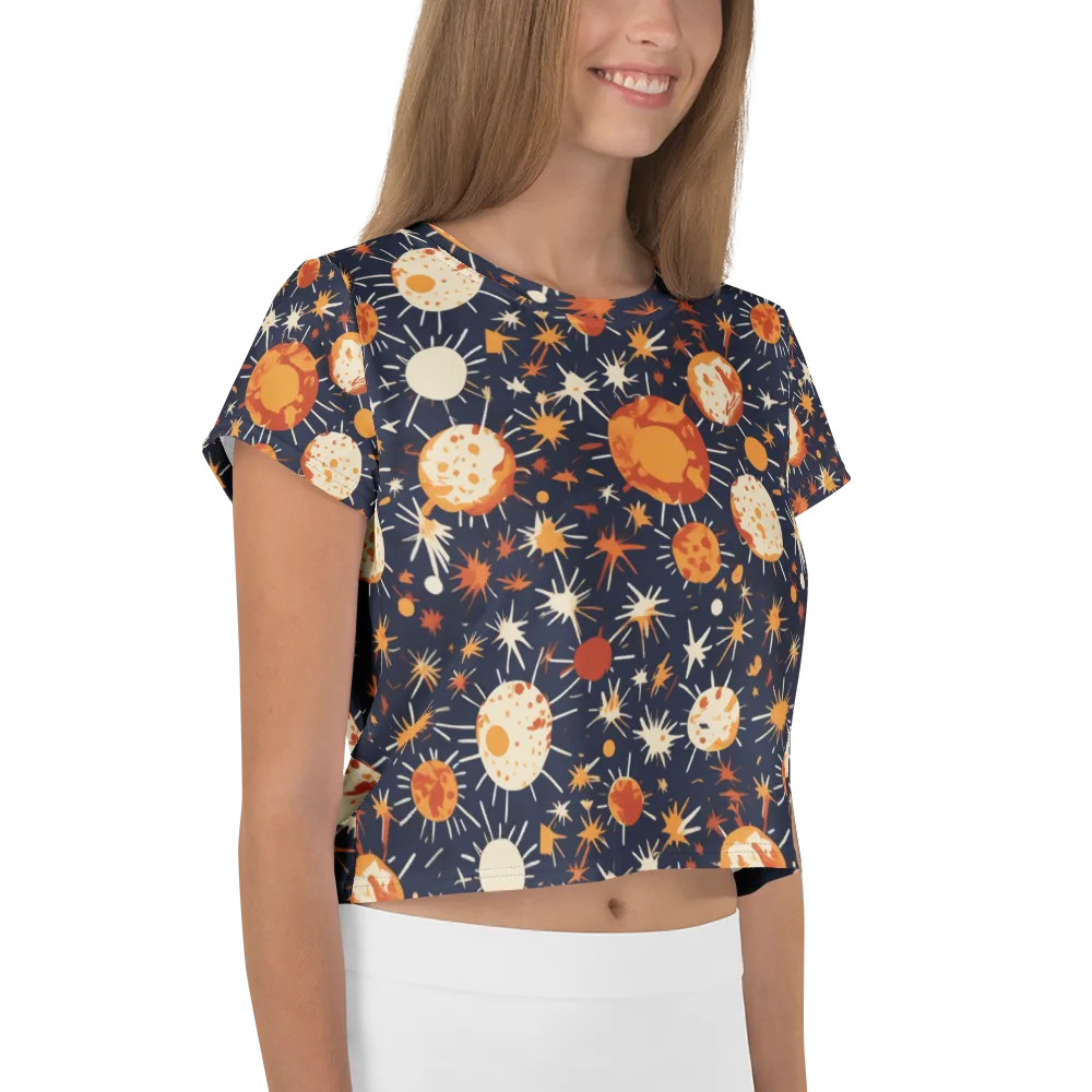 Copper Constellation on Crop Tee — Right