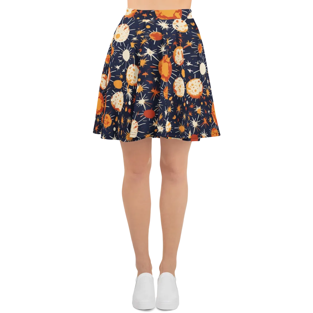 Copper Constellation on Skater Skirt — Front