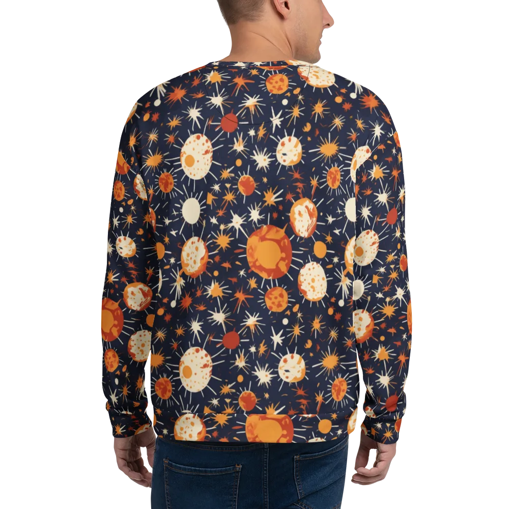 Copper Constellation on Sweatshirt — Back