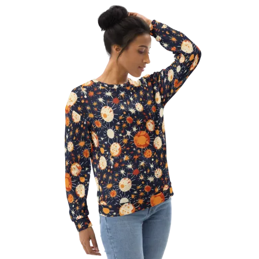 Copper Constellation on a Sweatshirt