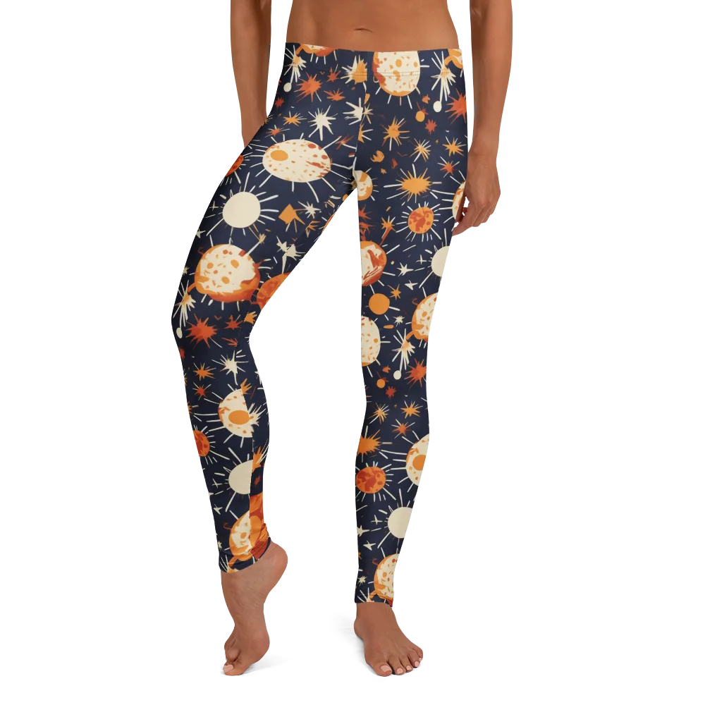 Copper Constellation on Leggings — Front