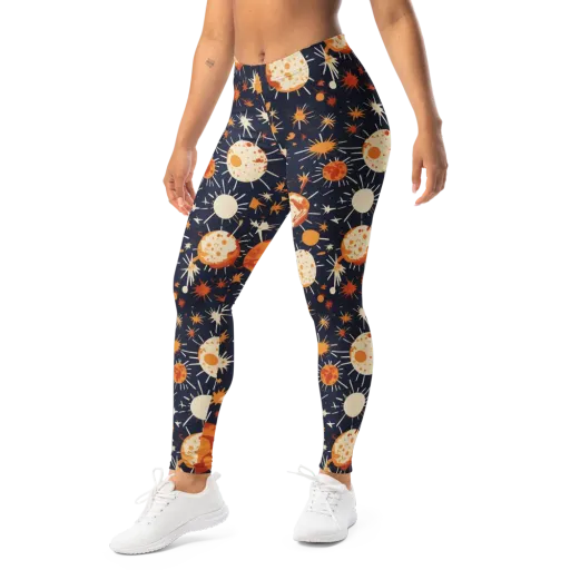 Copper Constellation on a Leggings