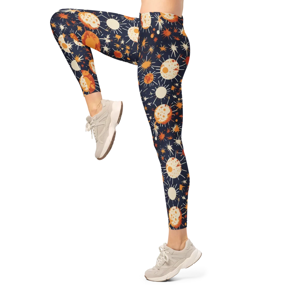 Copper Constellation on Leggings — Left