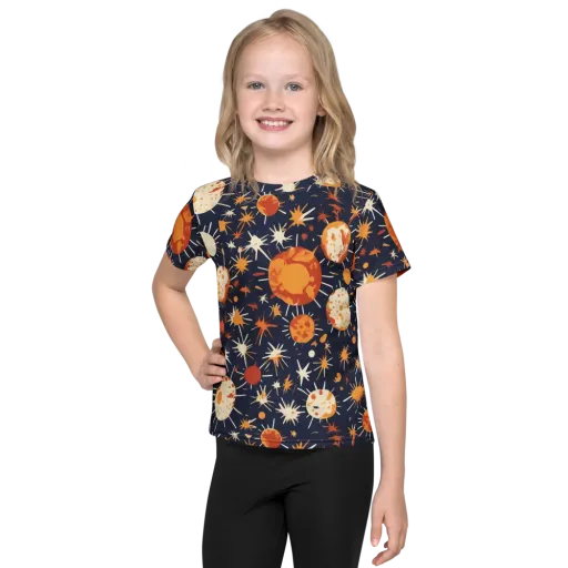 Copper Constellation on a Kids Crew Neck T-Shirt