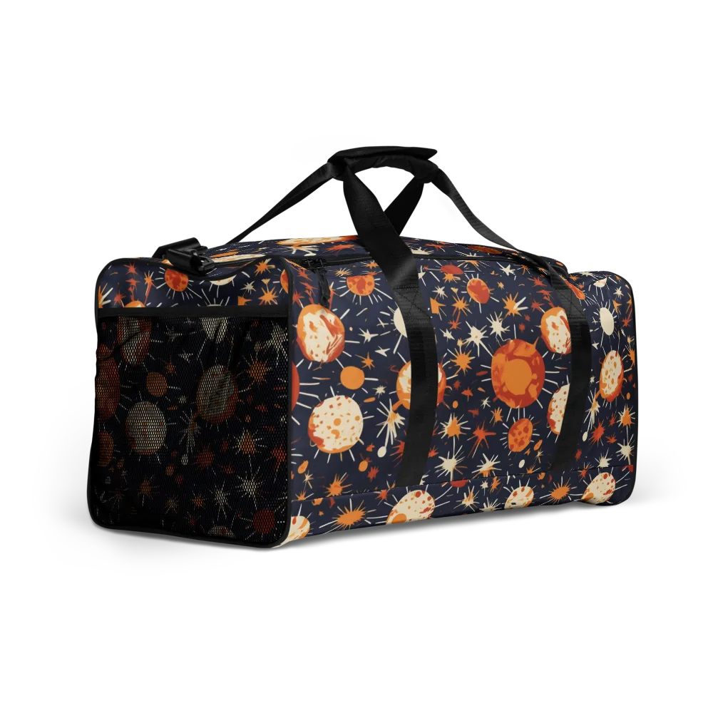 Copper Constellation on Duffle Bag — Right Front