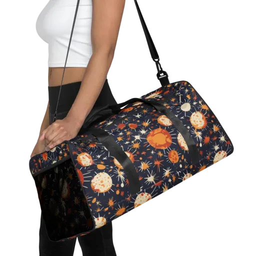 Copper Constellation on a Duffle Bag