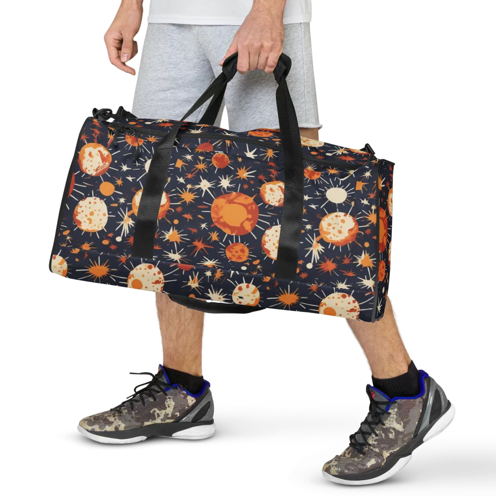Copper Constellation on Duffle Bag — Front