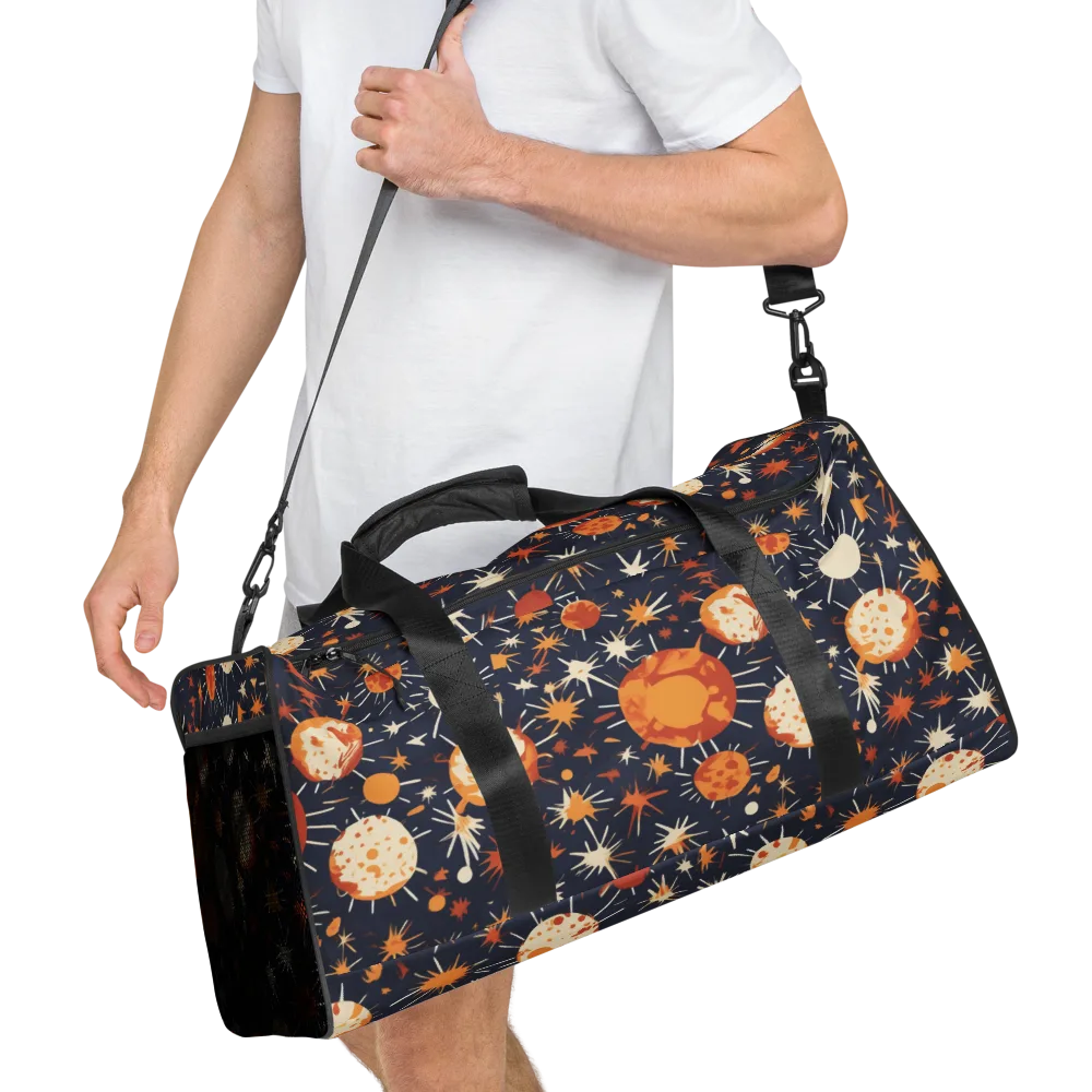Copper Constellation on Duffle Bag — Right Front