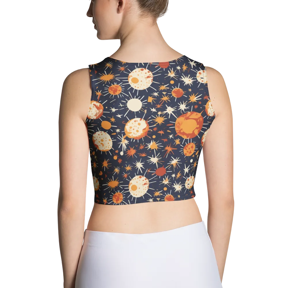 Copper Constellation on Crop Top — Back