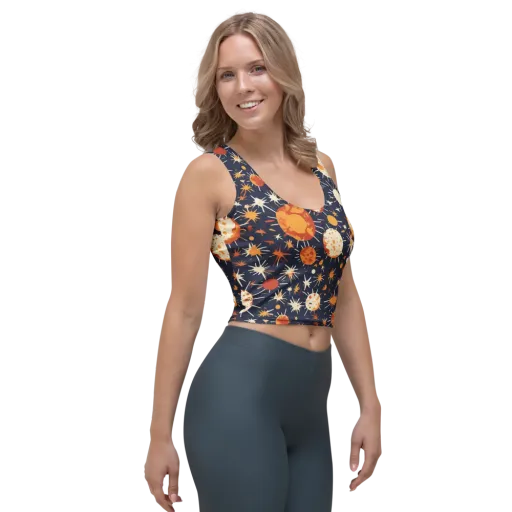 Copper Constellation on a Crop Top