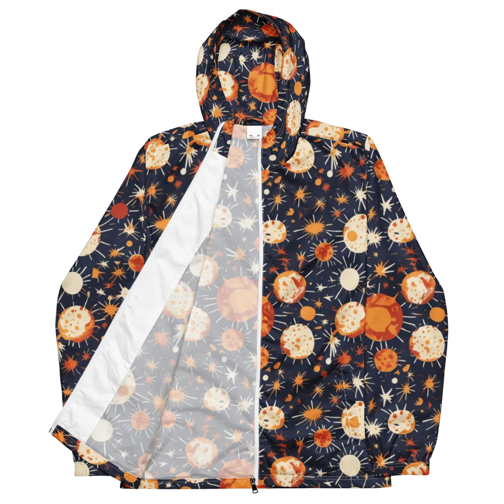 Copper Constellation on Men's Windbreaker — Front
