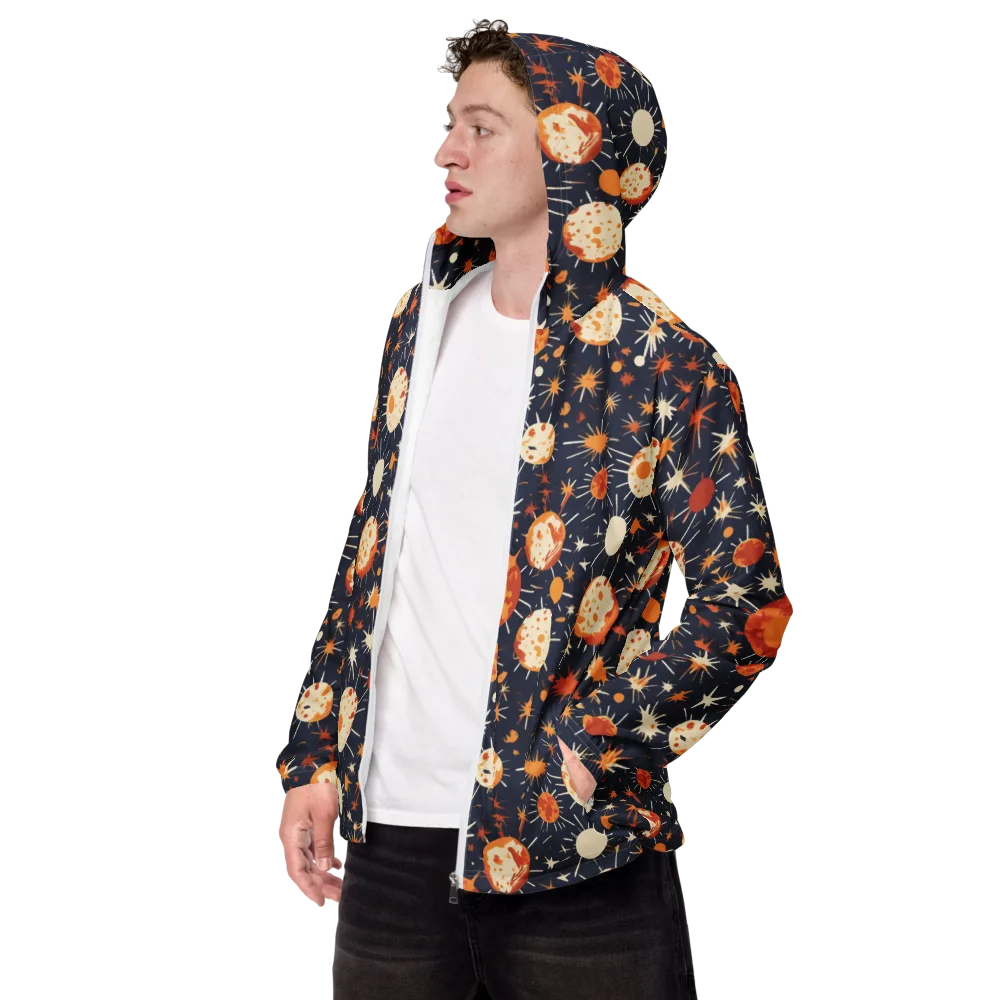 Copper Constellation on Men's Windbreaker — Left Front