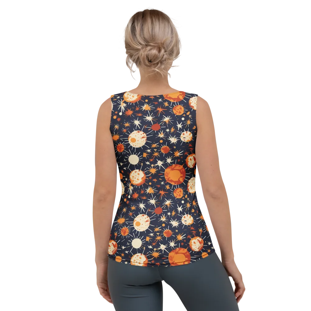 Copper Constellation on Women's Tank Top — Back