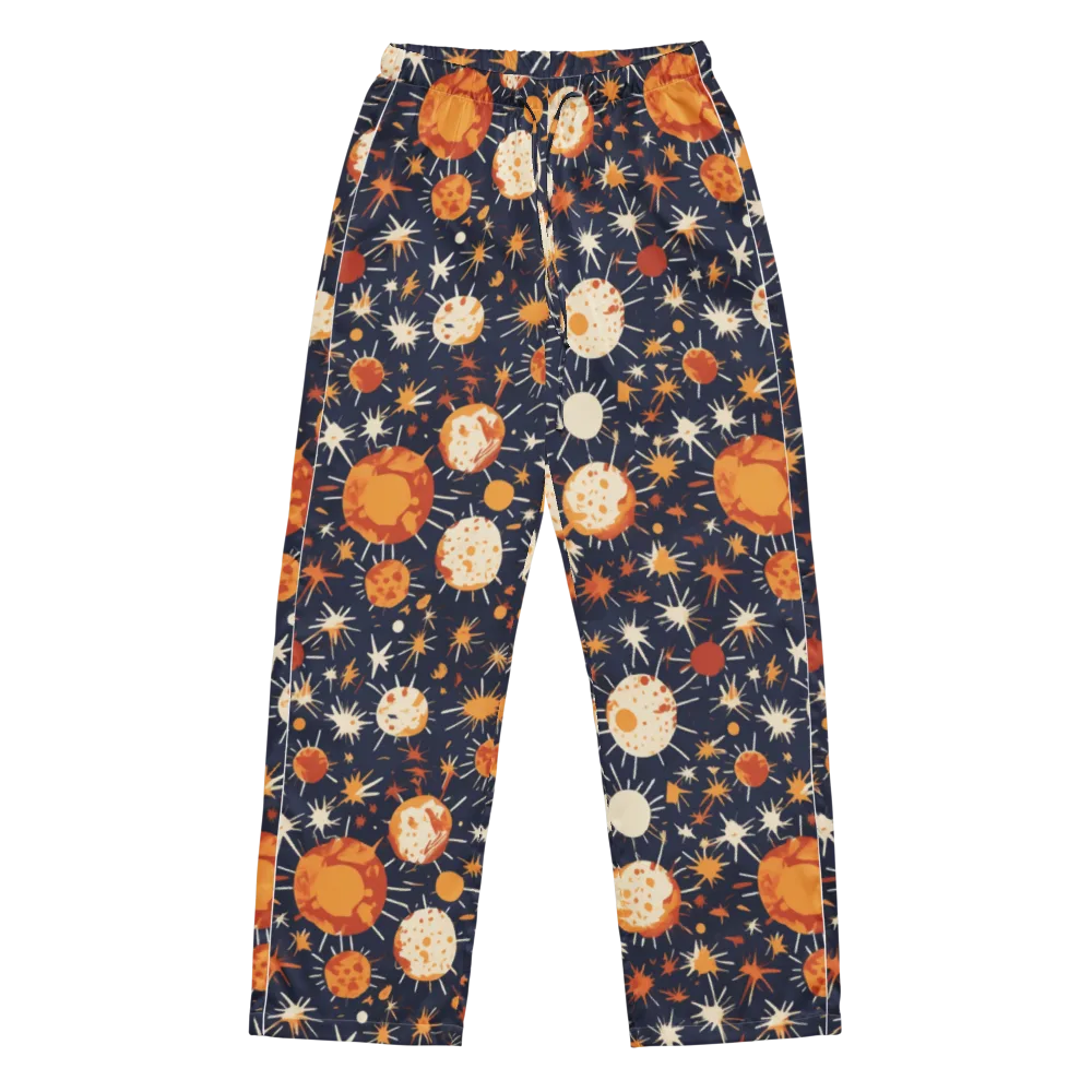 Copper Constellation on Women's Pajama Pants — Front
