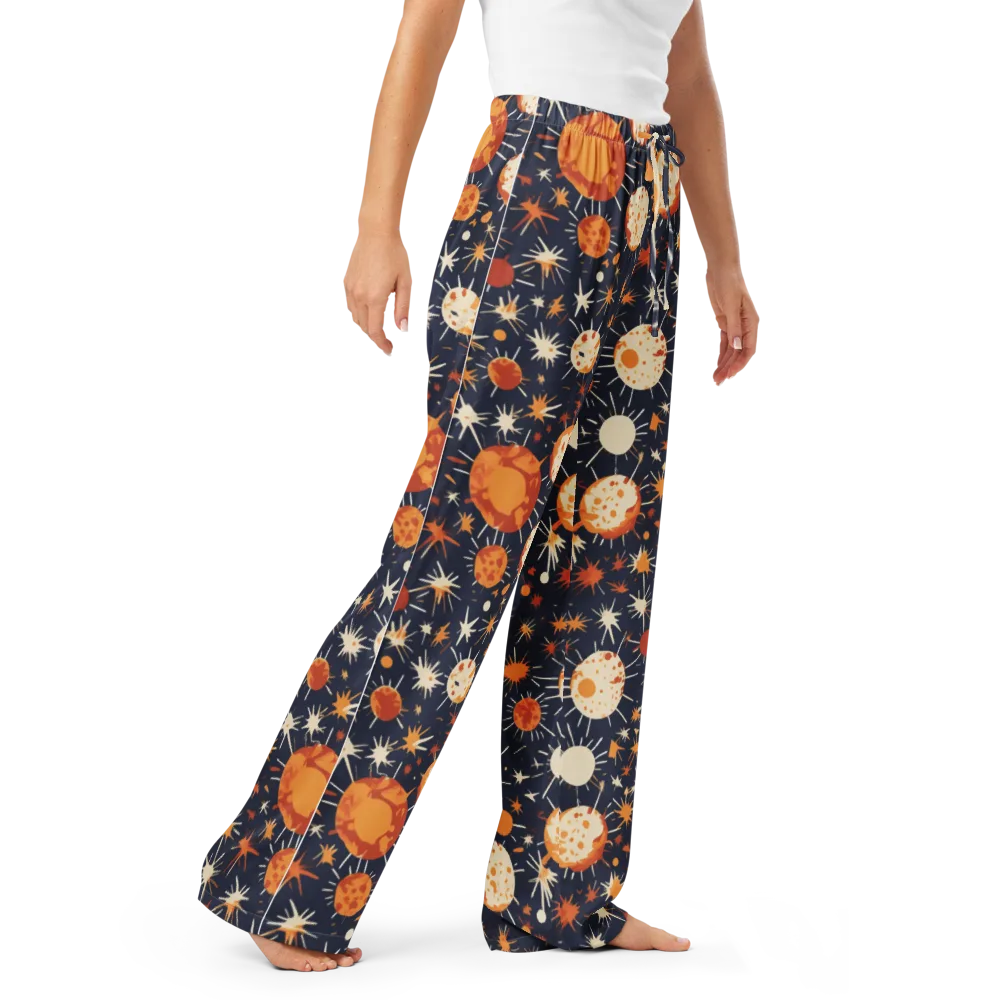 Copper Constellation on Women's Pajama Pants — Right Front