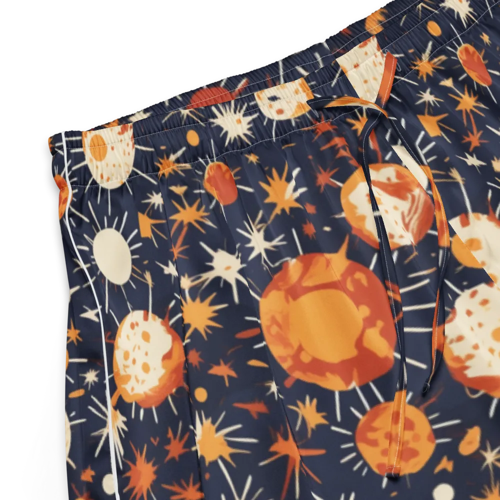 Copper Constellation on Women's Pajama Shorts — Product details
