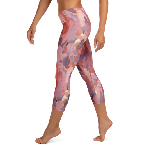 Lavender Current on a Capri Leggings