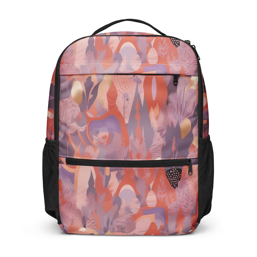 Lavender Current on Utility Backpack — Front