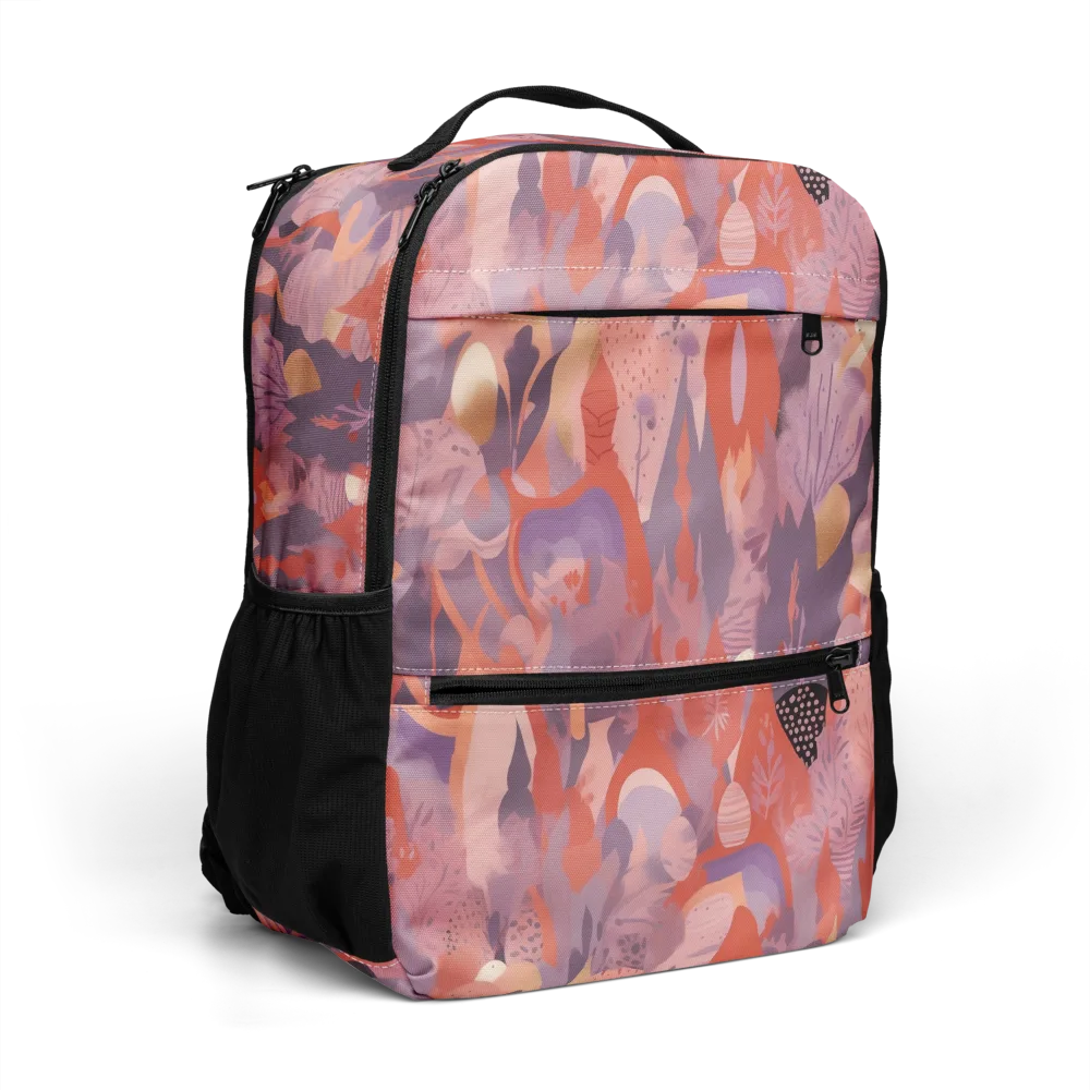Lavender Current on Utility Backpack — Right Front