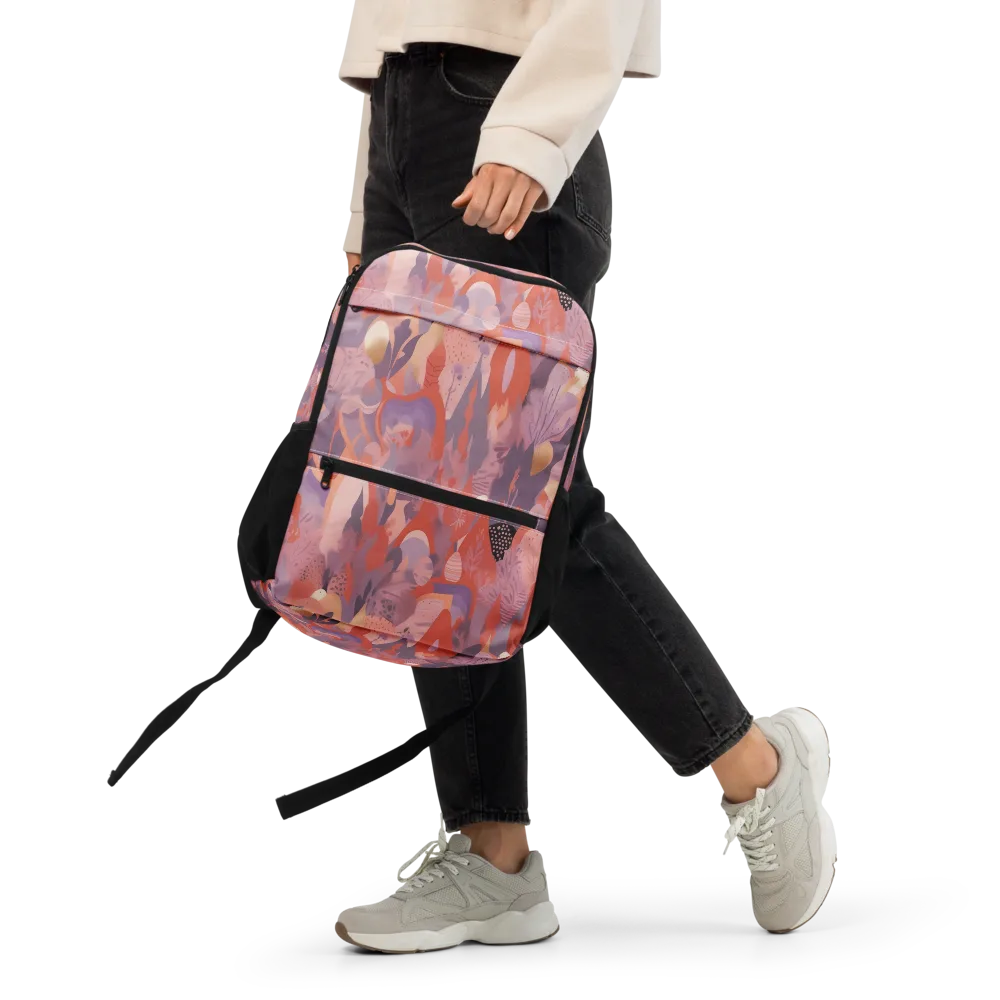 Lavender Current on Utility Backpack — Front