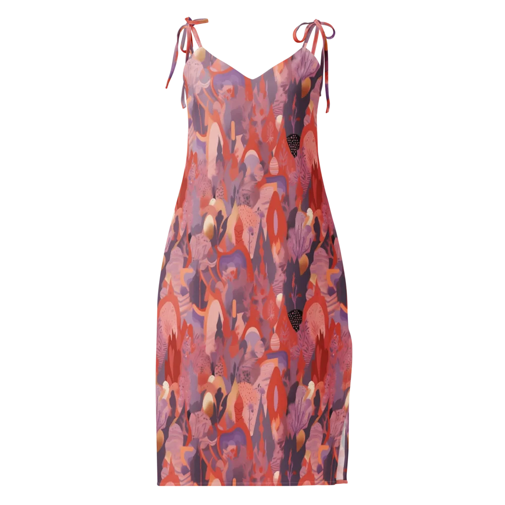 Lavender Current on Slip Dress — Front