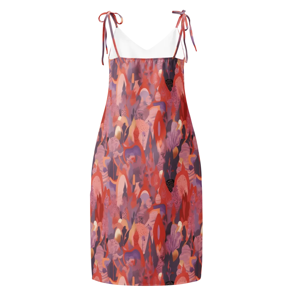Lavender Current on Slip Dress — Back