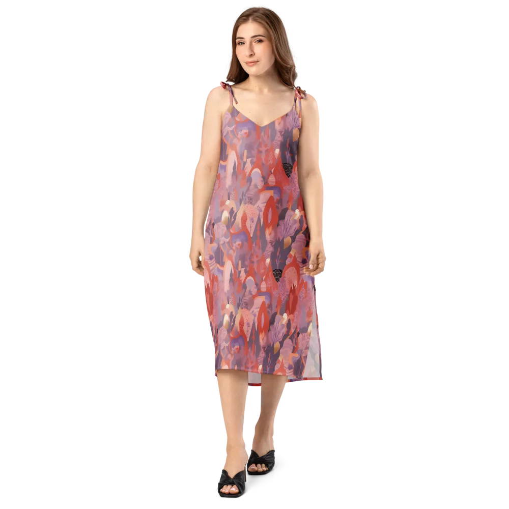 Lavender Current on Slip Dress — Front