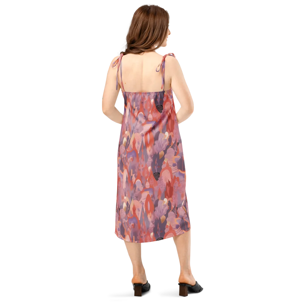 Lavender Current on Slip Dress — Back