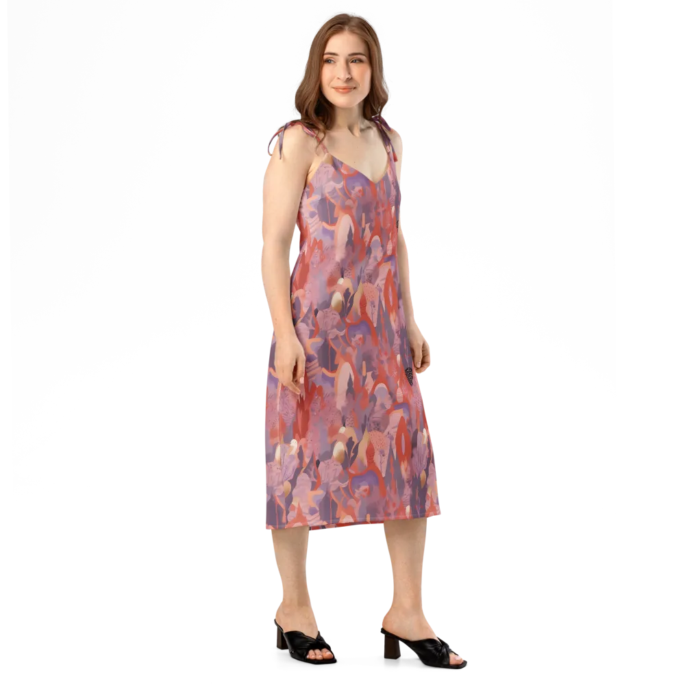 Lavender Current on Slip Dress — Right Front