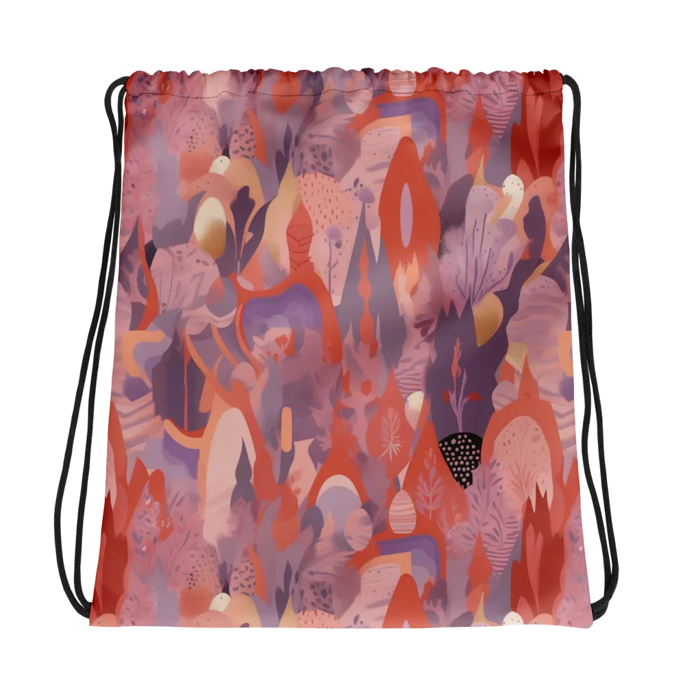 Lavender Current on Drawstring Bag — Photo